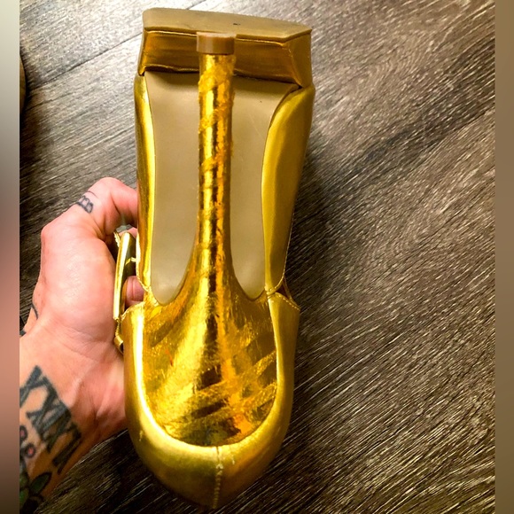 Wild Rose gold heels - Picture 4 of 9